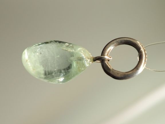 Серебряная подвеска 925 пробы с натуральным бериллом 7.8 карат - 19