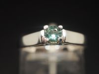 Серебряное кольцо с натуральным бериллом - 223