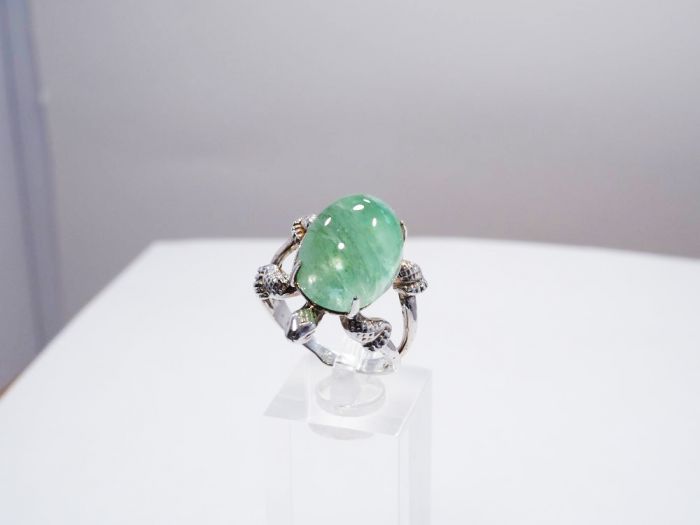 Серебряное кольцо с Бериллом 12,5 карат - 58