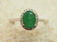Серебряное кольцо с бериллом-240