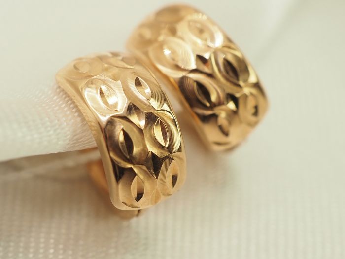 Золотые серьги 585 пробы-763